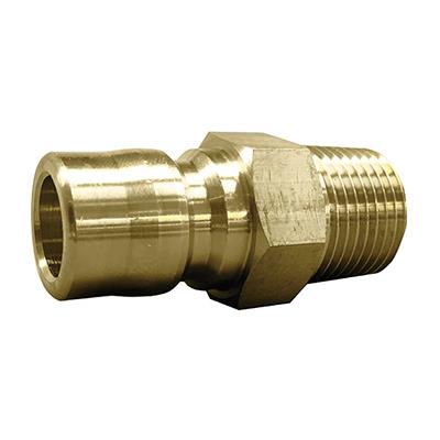 中・低圧用両路開放型クイックカップリングPM型(真鍮製) ＜TS＞