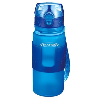 ワンタッチシリコン水筒(ブルー)