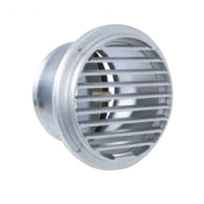 外壁用アルミ製換気口 (ベントキャップ) 薄型 防火ダンパー付 大口径 ＜SVD-GC＞