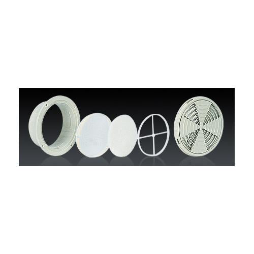 室内用換気口 樹脂製 フィルター付レジスター ＜PRF-K＞