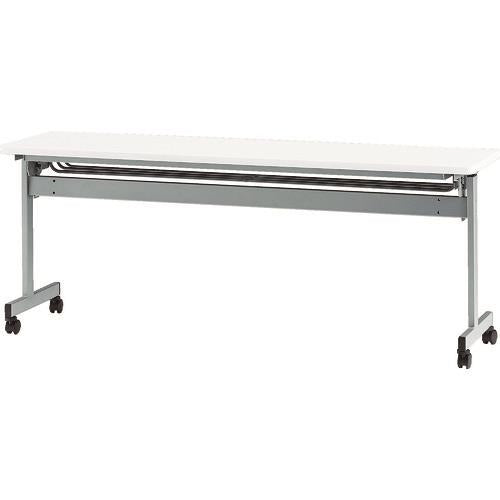TOKIO 天板跳上式スタックテーブル(パネルなし) 1800×450mm 天板色:ホワイト HSN-1845-W
