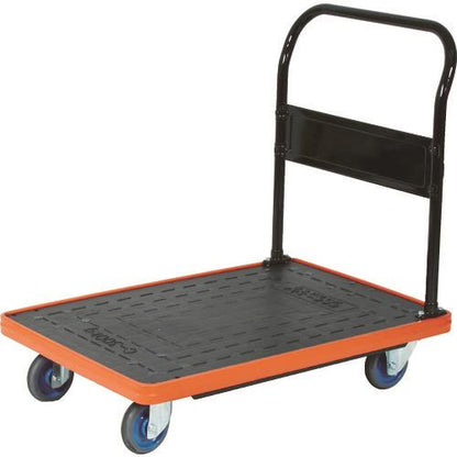 TRUSCO MKP樹脂製台車 固定式 716X436 ウレタン MKP-158U