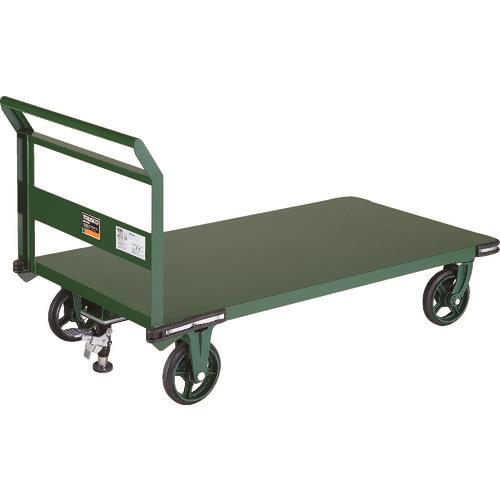 TRUSCO 鋼鉄製運搬車 1400X750 Φ200鋳物車輪 Lストッパー付 OH-1LSS