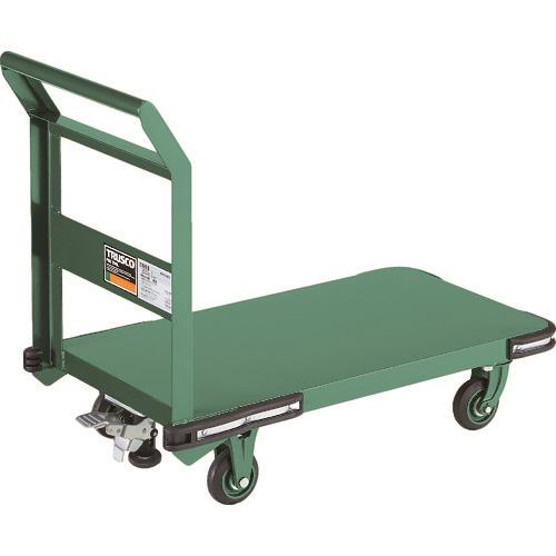 TRUSCO 鋼鉄製運搬車 800X450 Φ100鋳物車輪 Lストッパー付 OH-3SS