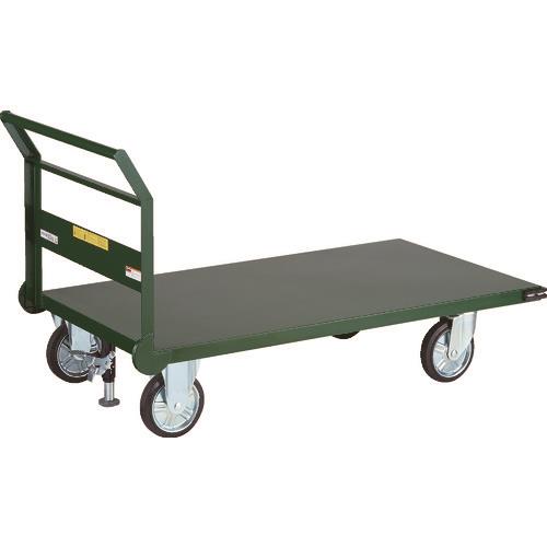 TRUSCO 鋼鉄製運搬車 1400X750 Φ200プレス車 Lストッパー付 SH-1LNSS