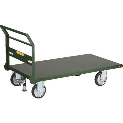 TRUSCO 鋼鉄製運搬車 1400X750 Φ200プレス車 Lストッパー付 SH-1LNSS