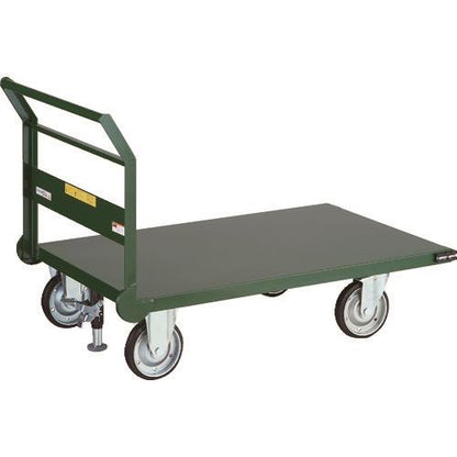 TRUSCO 鋼鉄製運搬車 1200X750 導電性キャスター Lストッパー付 SH-1NESS