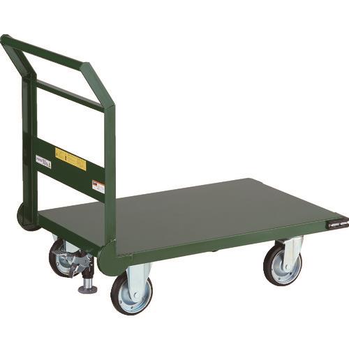 TRUSCO 鋼鉄製運搬車 900X600 導電性キャスター Lストッパー付 SH-2NESS