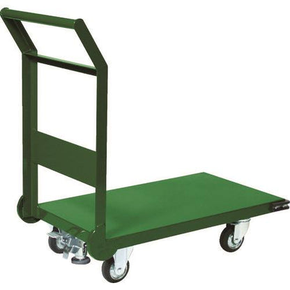 TRUSCO 鋼鉄製運搬車 800X450 導電性キャスター Lストッパー付 SH-3NESS