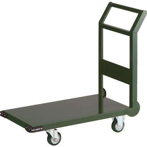 TRUSCO 鋼鉄製運搬車 800X450 Φ100ウレタン車 緑 SH3NU-GN