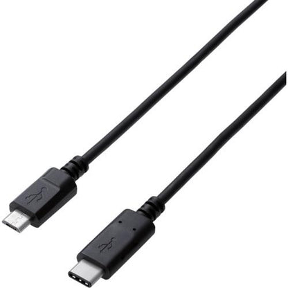 ELECOM USB2.0ケーブル C-microBタイプ 認証品 3A出力 0.5m U2C-CMB05NBK