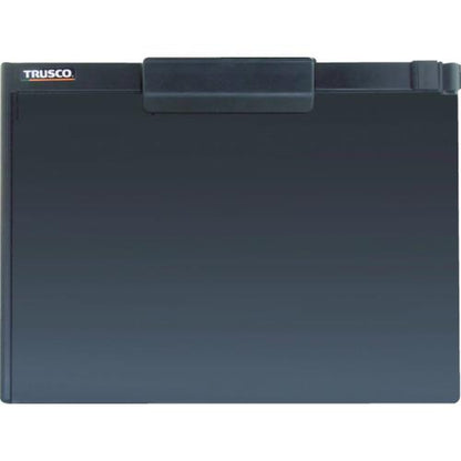 TRUSCO ペンホルダー付クリップボード(マグネット付) A4横 黒 TCBM-A4S-BK