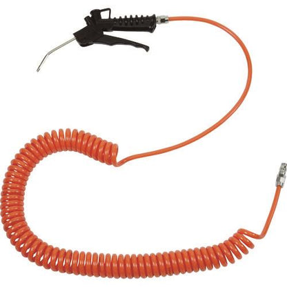 TRUSCO コイルホースブローガンセット 2.4m TCBS-3