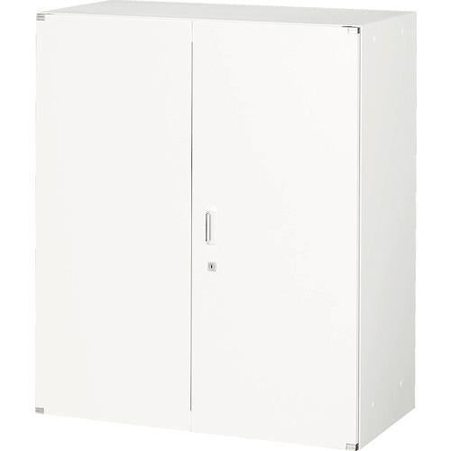TRUSCO ユニット型壁面書庫 両開き 上置き・下置き両用 H1050 ホワイト UHW-11