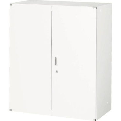 TRUSCO ユニット型壁面書庫 両開き 上置き・下置き両用 H1050 ホワイト UHW-11