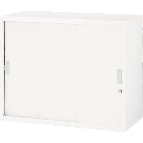 TRUSCO ユニット型壁面書庫 スチール引違い3枚戸 H720 W色 USSW-7