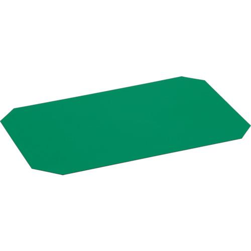 TRUSCO スチール製ワゴン用マット ピラミット 750×500用 グリーン WMP-75P-GN