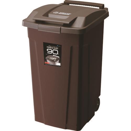 アスベル SP ハンドル付ダストボックス90 二輪 ブラウン 672835