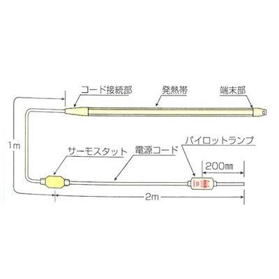 パイロットランプ付きレギュラーヒータ　＜L-RHR2＞