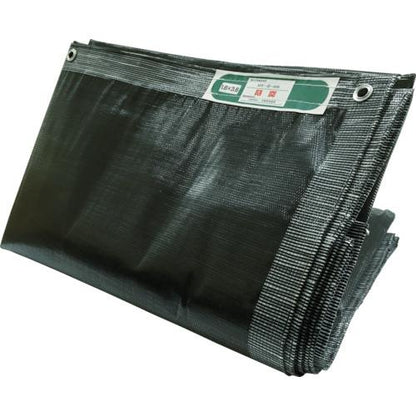 ユタカメイク 軽量防炎メッシュシート 1.8m×3.6mブラック B-261