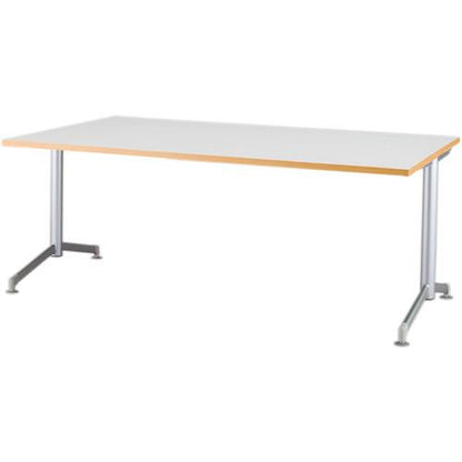 アイリスチトセ リフレッシュテーブル フーク T字脚 1500×750 ホワイト CFKTT1575G-W