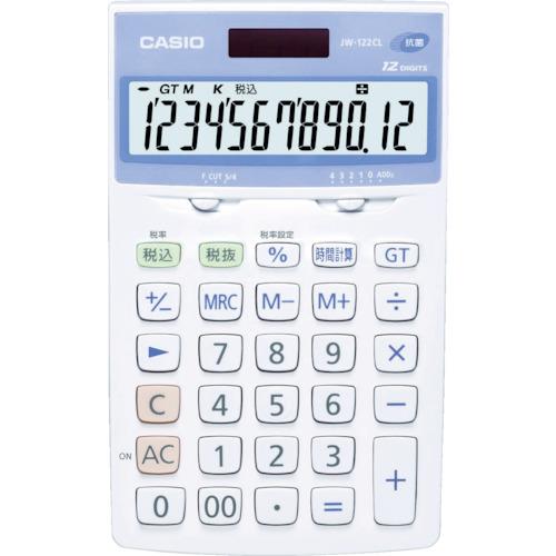 カシオ 電卓(抗菌、SIAA登録モデル) JW-122CL-N