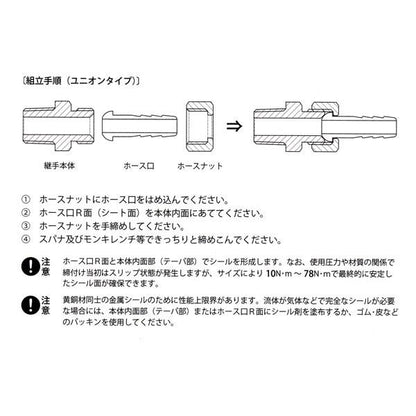ホースおねじブランチティー ＜HMT＞