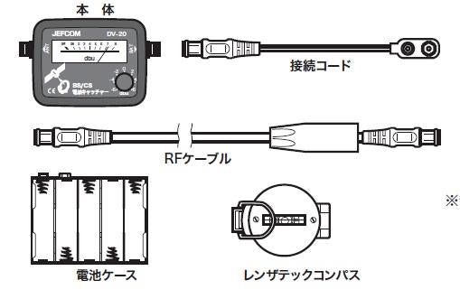 BS/CS電波キャッチャー ＜DV-20＞
