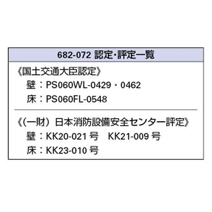 防火区画貫通継手 ＜682-072＞