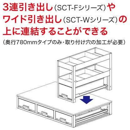 バンキャビネット(サイド棚) ＜SCT-S03＞