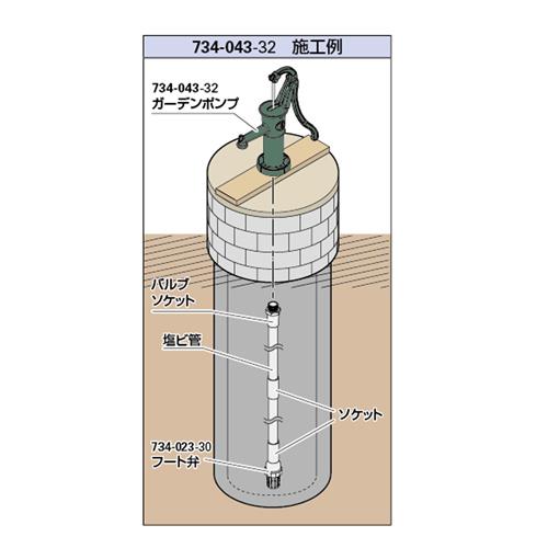 ガーデンポンプ(台つき) ＜734-043-32＞