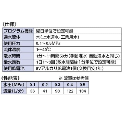潅水用プログラムユニット ＜502-405＞