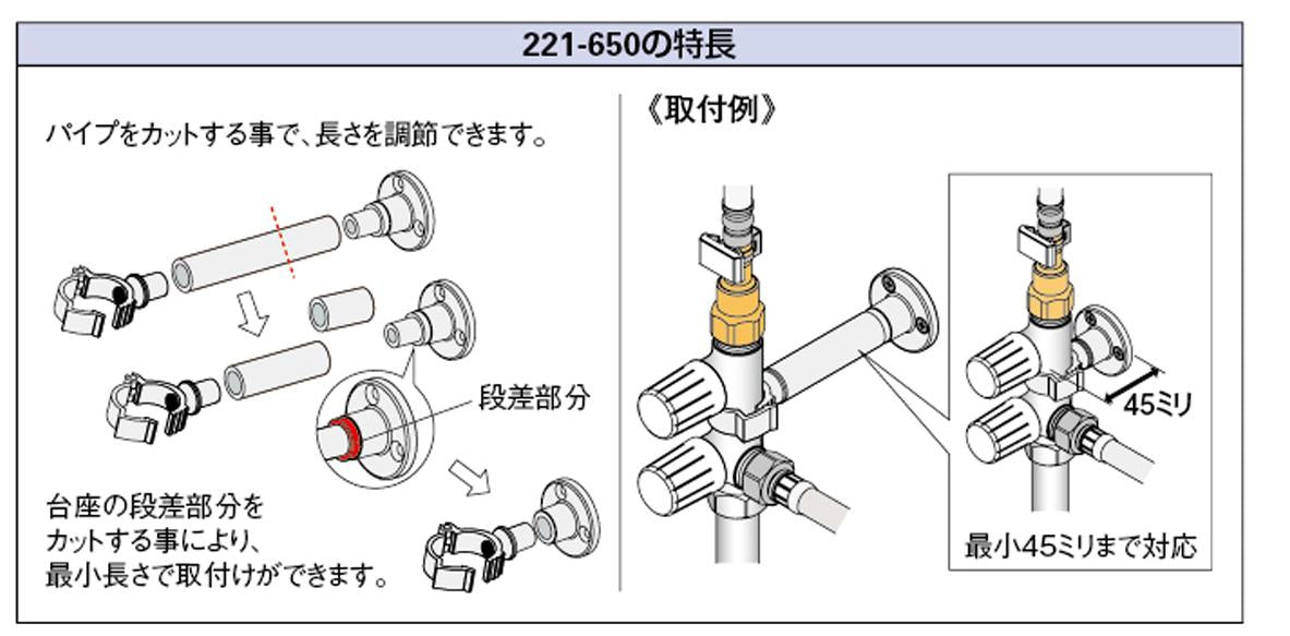 支持座金 ＜221-650＞