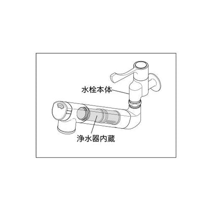 浄水器内蔵自在水栓(単水栓) ＜K1610N＞
