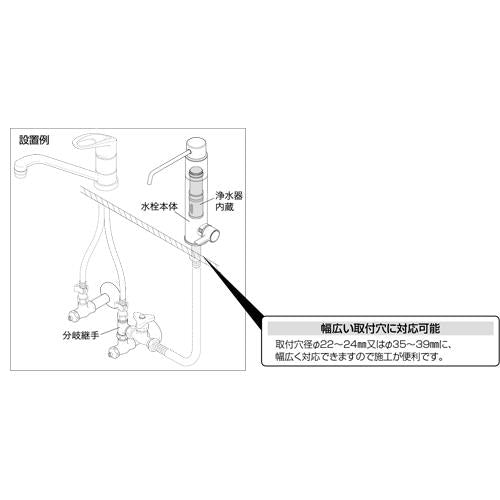 浄水器内蔵専用水栓 ＜K1600＞