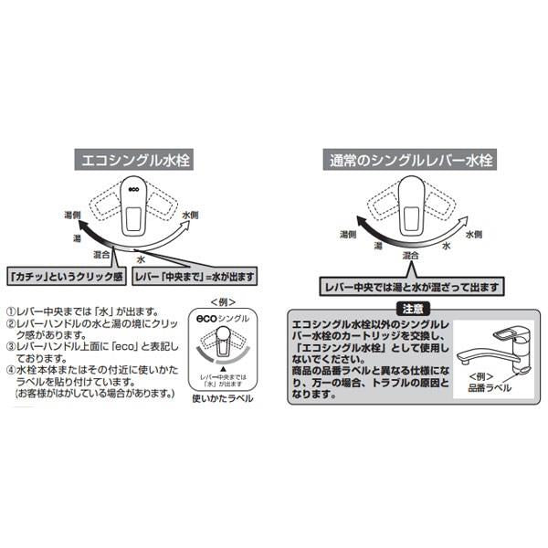 バルブ部(エコシングル用) ＜THF29R＞