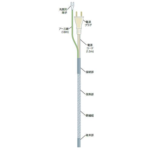 自己温度制御水道凍結防止帯 ＜DSR(X)＞