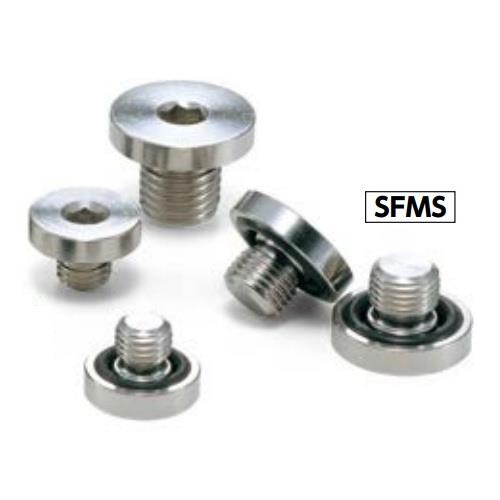 フランジ付き六角穴付きスクリュープラグ ＜SFMS-M＞