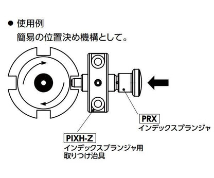 インデックスプランジャ - プッシュタイプ ＜PRX＞