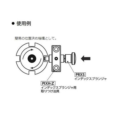 インデックスプランジャ - プッシュタイプ ＜PRXS＞