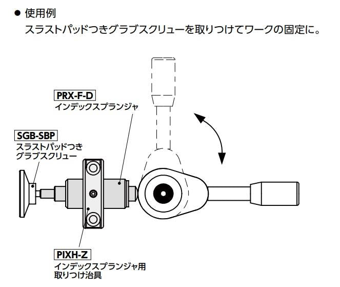 インデックスプランジャ - プッシュタイプ ＜PRX-F-D＞