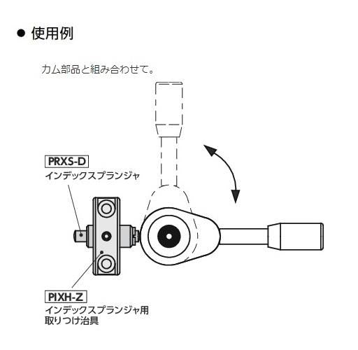 インデックスプランジャ - プッシュタイプ ＜PRXS-D＞
