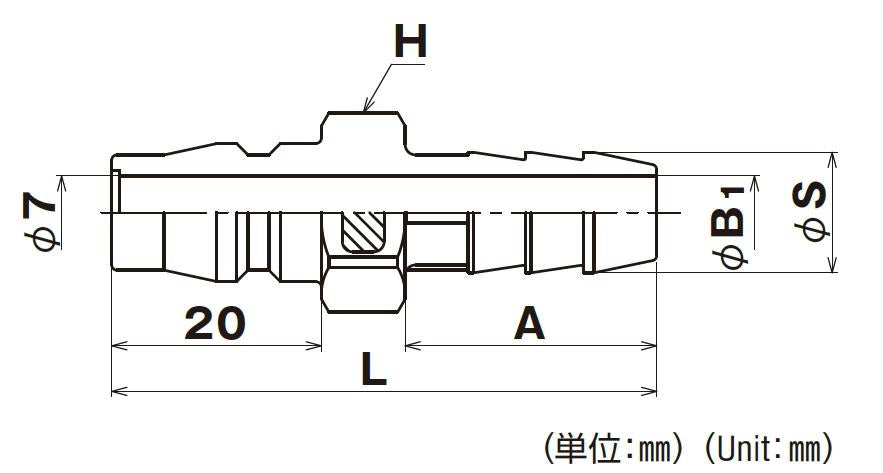 PP製ジョイント プラグ ＜JT-P＞