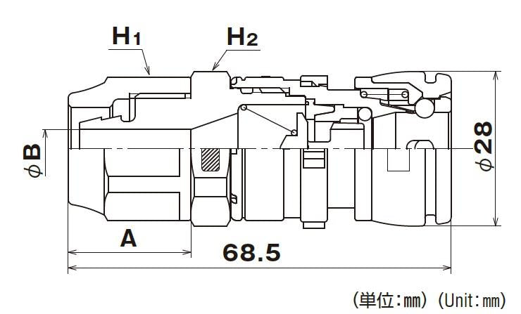 ジョプラW ナットタイプ ソケット TN-5WR ＜TN-WR＞