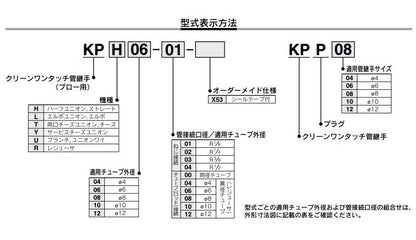 クリーンワンタッチ管継手 サービスチーズユニオン ＜KPY＞