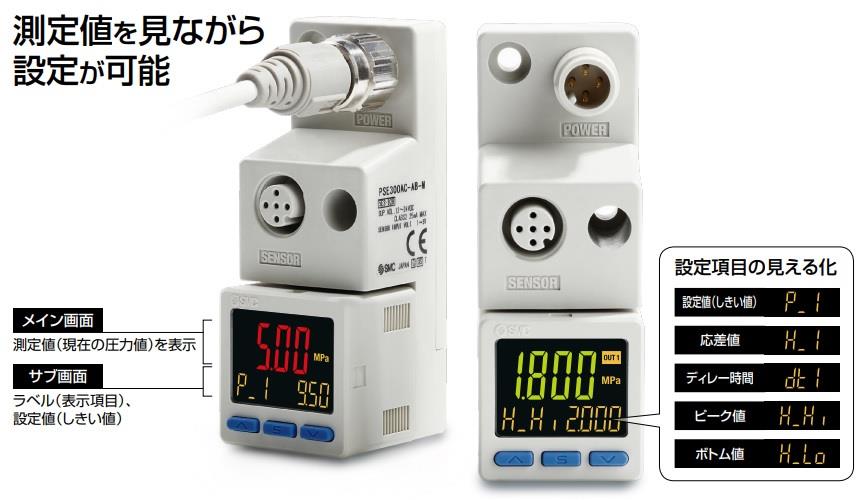 3画面 デジタル表示設定器 ＜PSE300AC＞