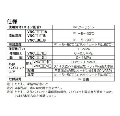 クーラントバルブ ＜VNC214B-15A-5DZ-B＞