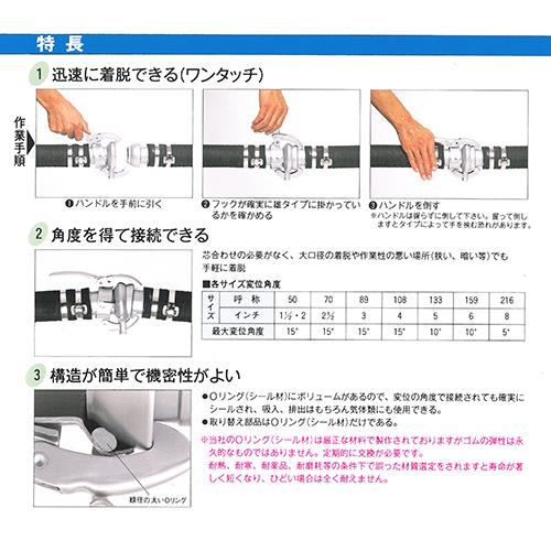 パロットカップリング ホースニップルタイプ雌 ステンレス製 ＜MN＞