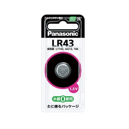 アルカリボタン電池 ＜LR43P＞