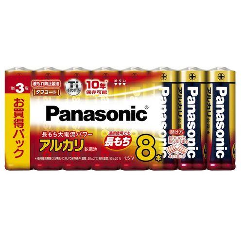 アルカリ乾電池単3形8本パック ＜LR6XJ/8SW＞